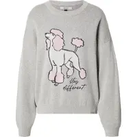 Iriedaily Pullover 'Rudy 2.0' cinzento / rosé / preto / branco