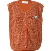 American vintage Colete 'HOKTOWN' vermelho claro