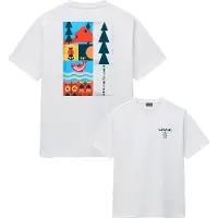 Napapijri Camisa 'S-SWHOL' azul claro / abe / laranja escuro / branco