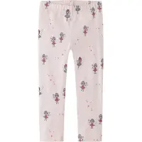Name it Leggings azul claro / rosa / cor-de-rosa / preto