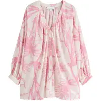 Next Vestido de praia ecru / rosa