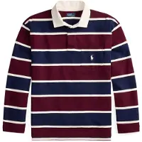 Ralph Lauren Camisa navy / vermelho vinho / branco