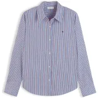 Tommy Hilfiger Blusa azul céu / vermelho vinho / branco