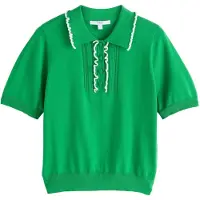 Next Pullover verde / branco