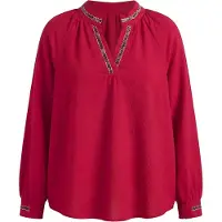 Usha Blusa vermelho vivo