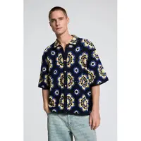 Desigual , Camisa de crochê, Homem, Azul, XL