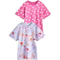 Next Camisola de pijama roxo pastel / rosa / vermelho / offwhite
