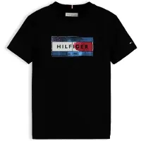 Tommy Hilfiger Camisola azul claro / vermelho / preto / branco