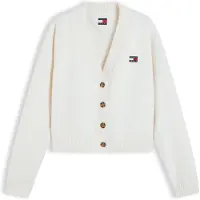 Tommy Hilfiger Casaco de malha navy / vermelho cereja / offwhite