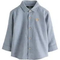 Next Camisa azul pombo