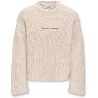 ONLY GIRLS Pullover 'KOGPEPPE' branco lã