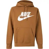 Nike Sweatshirt 'CLUB' umbra / branco