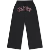 Ed Hardy Calças cinzento claro / bordeaux / preto