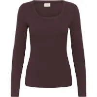 Kaffe Camisa 'KACarna' castanho