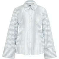 We fashion Blusa azul claro / preto / branco