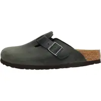 Birkenstock Sapato aberto 'Boston' verde escuro