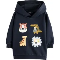 Next Sweatshirt bege / navy / conhaque / branco