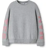 Name It Kids Sweatshirt 'NKFNOKKI' acinzentado / cor-de-rosa / vermelho ferrugem