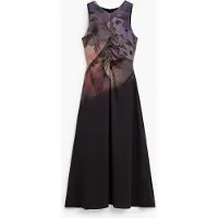 Desigual Vestido bege / lilás / preto