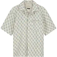 Dstrezzed Camisa 'Birdi' creme / azul pombo