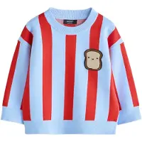 Next Pullover azul real / chocolate / cappuccino / vermelho