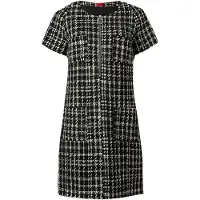 HUGO Vestido 'Koney-1' bege / preto / branco