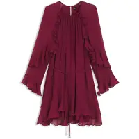 BOSS Vestido 'C_Dredia' vermelho vinho