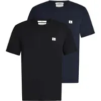 Calvin Klein Jeans Camisa azul escuro / preto