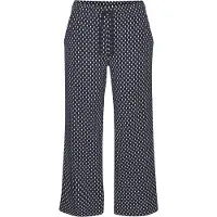 s.Oliver Calças de pijama bege / navy / branco
