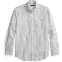 Ralph Lauren Camisa azul / mocha / branco