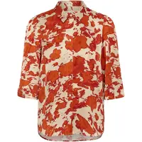 Soaked in luxury Blusa bege / laranja