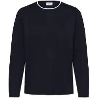 Saint tropez Pullover 'Mila' azul noturno / branco