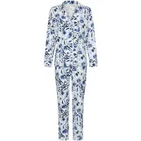 LASCANA Pijama marinho / safira / branco