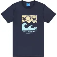 Ocean pacific Camisa 'Froth' marfim / marinho
