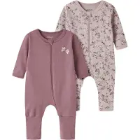 Name it Pijama De Manga Comprida Flower 2 Unidades