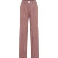 LASCANA Calças de pijama azul claro / castanho