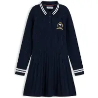 Tommy Hilfiger Vestido 'PEANUTS' navy / ouro / branco