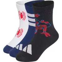Adidas Meias de desporto 'x Marvel Spider-Man' azul escuro / vermelho / preto / branco