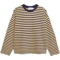 Armedangels Sweatshirt 'FRANKAA' azul noturno / açafrão