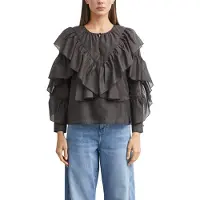 Comma Blusa castanho escuro
