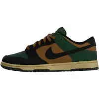 Nike Sapatilhas baixas 'DUNK LOW RETRO' castanho / verde / preto