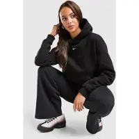 Nike Sweatshirt 'Studio Fleece' preto / branco