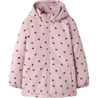 Name it Casaco meia-estação 'NKFMaxi' rosa claro / vermelho