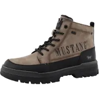 Mustang Botas com atacadores brocado / preto