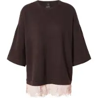 Pinko Pullover 'ROTTERDAM' chocolate / cor-de-rosa