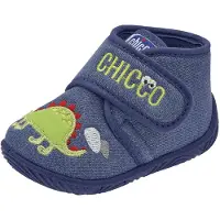 Chicco Pantufa 'TOSSY' azul / verde claro / vermelho