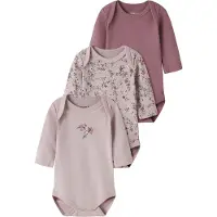 Name it Body De Manga Comprida Violet Flower