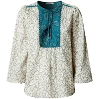 Pepe Jeans para mulher. PL3051561 Blusa Gisela branco (XS), Casual, Algodão, Manga comprida