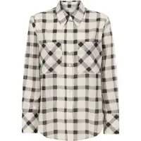 TATUUM Blusa 'GORA' bege / castanho escuro