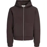Jack & Jones Casaco em moletão 'JCOLEGACY' chocolate